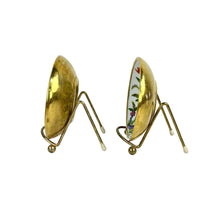 Load image into Gallery viewer, Brass Clad Porcelain Plates