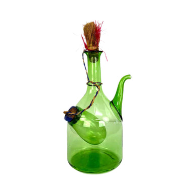 Italian Green Glass Decanter