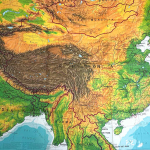 East Asia Folding Map