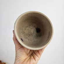 Load image into Gallery viewer, Brown Floral Pottery Planter