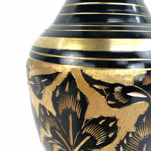 Load image into Gallery viewer, Engraved Brass Vase