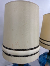 Load image into Gallery viewer, Huge Blue Glass Lamps