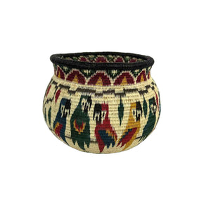 Woven Parrot Mini Basket