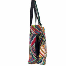Load image into Gallery viewer, Woven Patchwork Tote