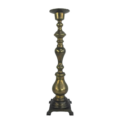 Tall Brass Candleholder