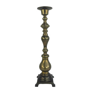 Tall Brass Candleholder
