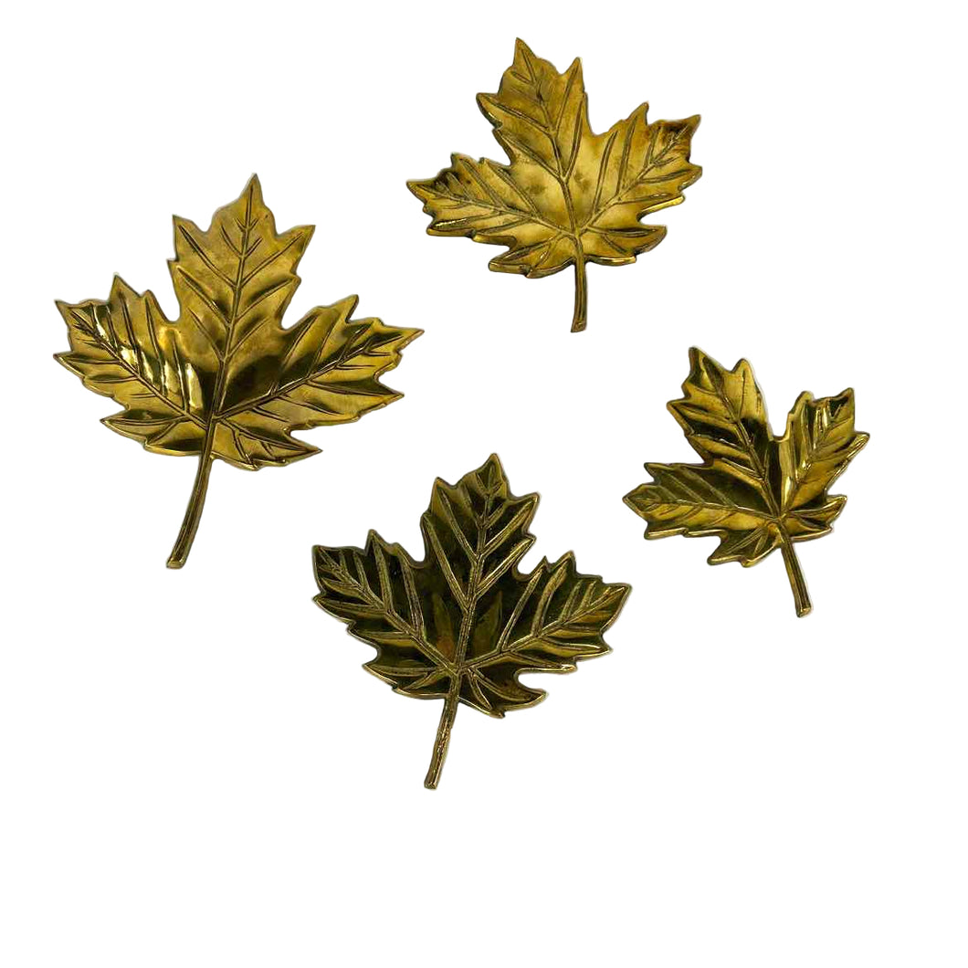 Brass Maple Leaf Wall Hangings