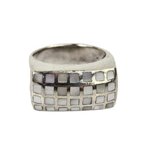 Load image into Gallery viewer, Modernist Grid Statement Ring