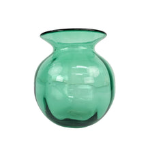 Load image into Gallery viewer, Teal Ribbed Vase