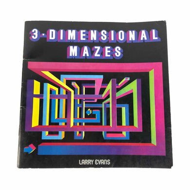 3-Dimensional Mazes Book