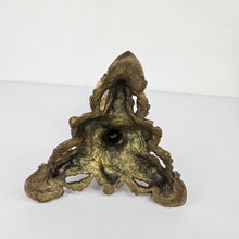 Load image into Gallery viewer, Brass Faces Candleholder