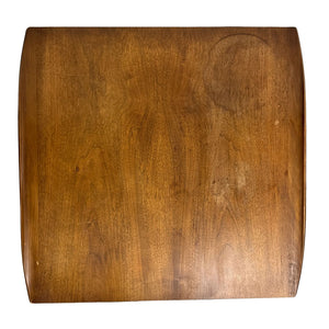 Modern Walnut End Table