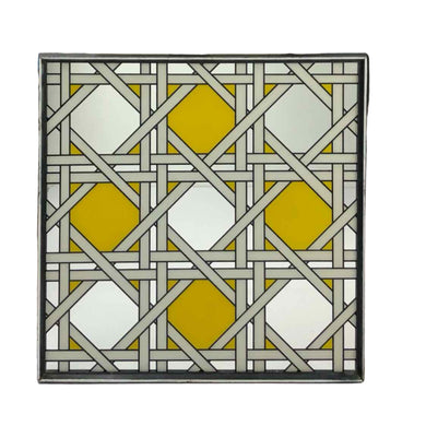 1970s Lattice Mirror