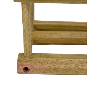 Wooden Dowel Wine Rack