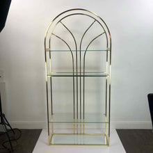 Load image into Gallery viewer, Gold Metal Arch Shelf