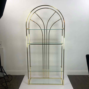 Gold Metal Arch Shelf