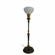 Load image into Gallery viewer, Brass &amp; Marble Lamp