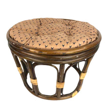 Load image into Gallery viewer, Bent Rattan Ottoman