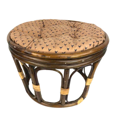 Bent Rattan Ottoman