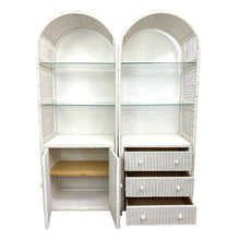 Load image into Gallery viewer, White Wicker Etagare Shelves