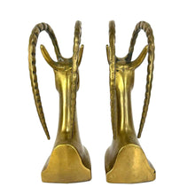Load image into Gallery viewer, Brass Antelope Bookends