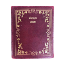 Load image into Gallery viewer, Keats Sonnets Leather Book