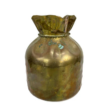 Load image into Gallery viewer, Brass Moneybag Vase
