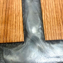 Load image into Gallery viewer, Oak, Epoxy &amp; Steel Coffee Table