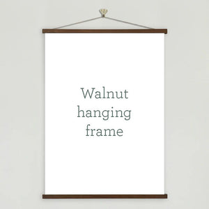 Walnut Magnetic Hanging Frame