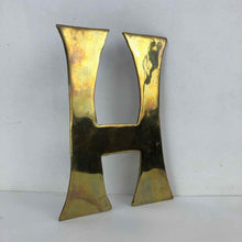 Load image into Gallery viewer, Brass Letter H