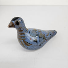 Load image into Gallery viewer, Blue Mexican Pottery Bird