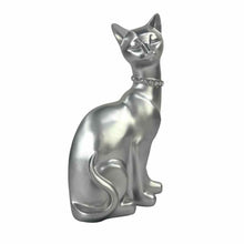 Load image into Gallery viewer, Silver Cat Statue