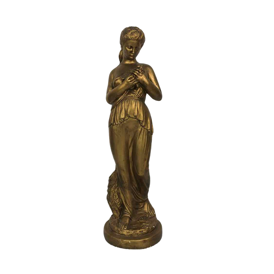 Gold Woman Figure Sculpture – Found Furnishings