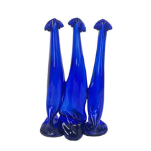 Load image into Gallery viewer, Cobalt Stretch Glass Bottle Art