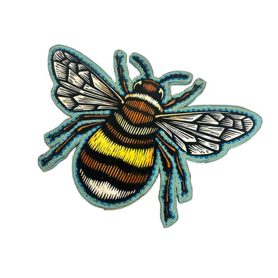Bumble Bee Print on Wood