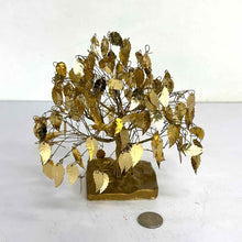 Load image into Gallery viewer, Gold Tree Sculpture