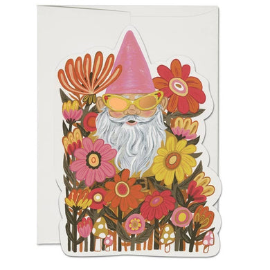 Radical Gnome Diecut Card
