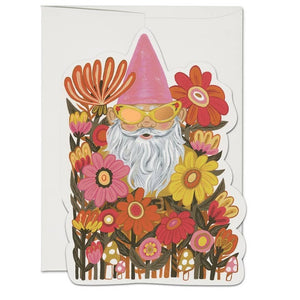 Radical Gnome Diecut Card