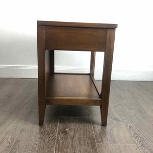 Modern Walnut Brasilia Nightstand