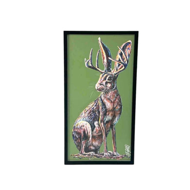 Framed Jackalope Print