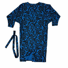 Load image into Gallery viewer, Black &amp; Blue Dress