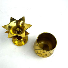 Load image into Gallery viewer, Mini Brass Pineapple Box