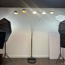 Load image into Gallery viewer, Modern Gold Arc Floor Lamp