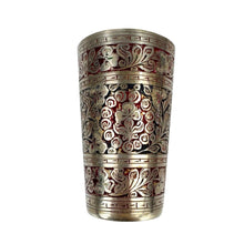 Load image into Gallery viewer, Engraved Brass Lassi Tumbler