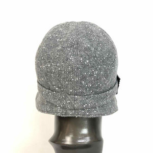 Gray Wool Cloche Hat