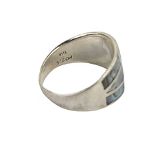 Load image into Gallery viewer, Modern Sterling &amp; Abalone Ring