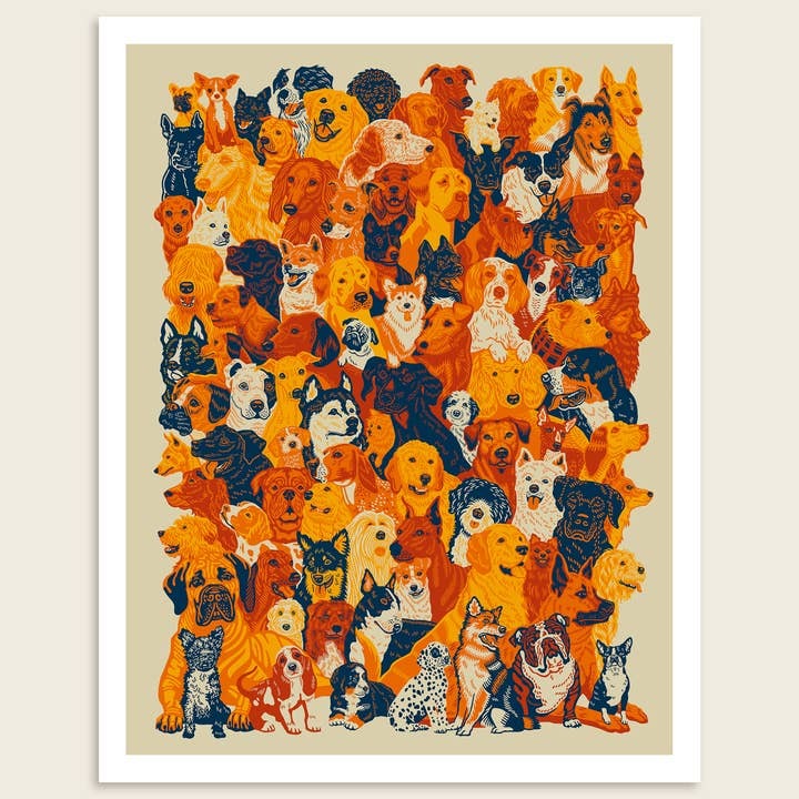 93 Dogs Print
