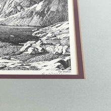 Load image into Gallery viewer, River Canyon Ink Drawing Print