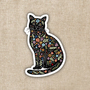 Magical Boho Cat Sticker