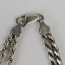 Load image into Gallery viewer, Italian Stering Rope Bracelet